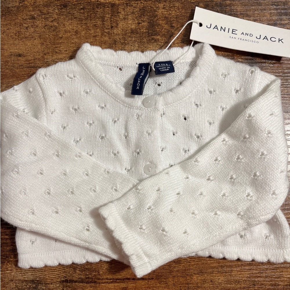NWT Janie and Jack cardigan